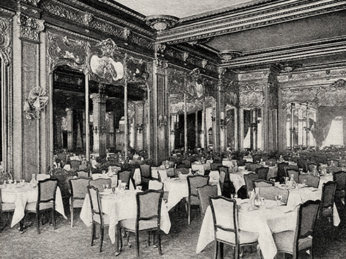 1880年代のルイス・シェリー店舗内装写真